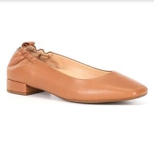 Alex Marie Haven Leather Scrunch Back Flats